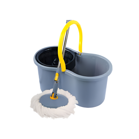 Esqube Elegant 360° Spin Mop Set - Grey