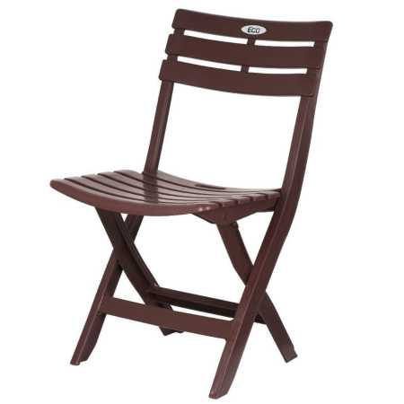 Esqube-Folding-Chair-Brown